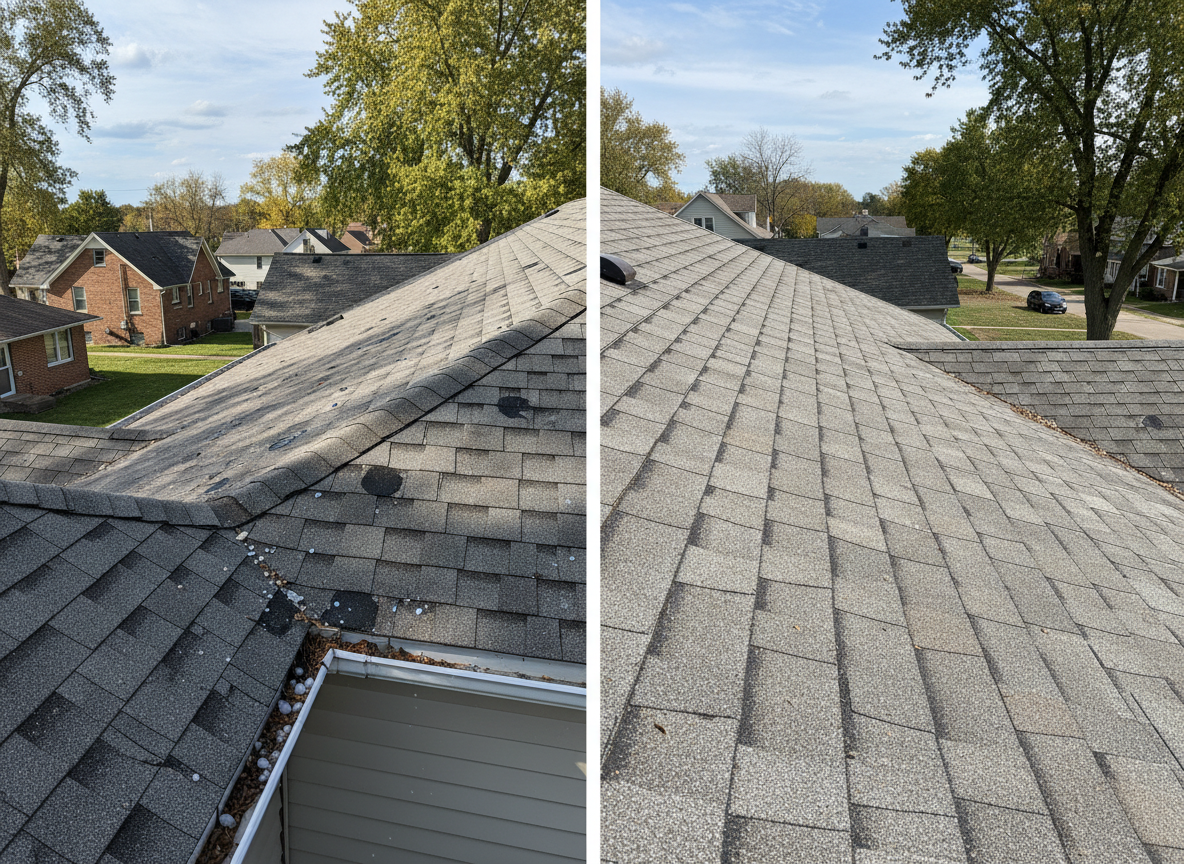 roof repair in New Bohemia (NewBo), IA