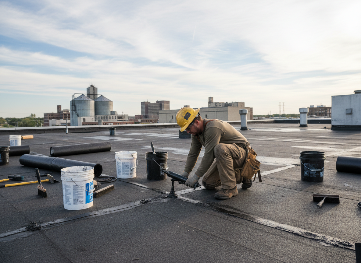 roof repair in Downtown, IA
